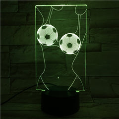 Football Bra - 3D Optical Illusion LED Lamp Hologram