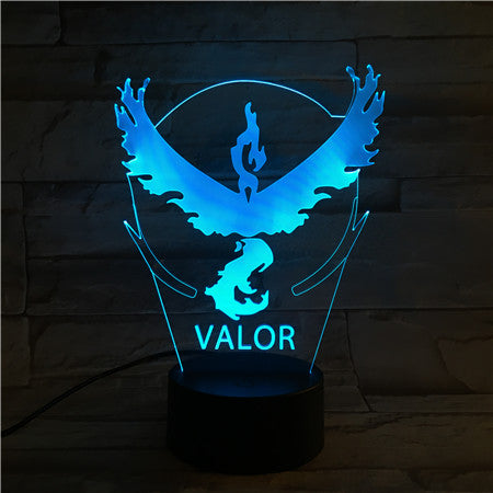 Valor - 3D Optical Illusion LED Lamp Hologram