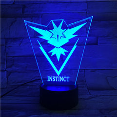Instinct - 3D Optical Illusion LED Lamp Hologram