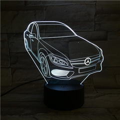 Car - 3D Optical Illusion LED Lamp Hologram
