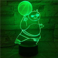 Panda 1 - 3D Optical Illusion LED Lamp Hologram
