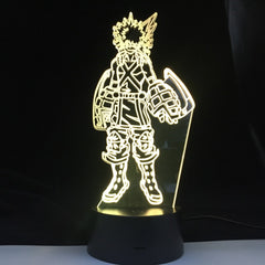 Katsuki Bakugo 3D Figure Kids Room Nightlight Led Night Light Desk LampTouch Sensor Room Lighting Anime My Hero Academia Gift