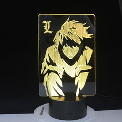 Naruto Cartoon Kids Kakashi Sasuke Sakura Japanese Manga Anime Friendship Comic Sensor Lamp 3D Nightlight Dropshipping Gift