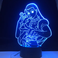 ILLUMI ZOLDYCK LED ANIME LAMP HUNTER X Figure 3d Lamp Acrylic Led Night Light Bedroom Decor Light for Kid Child Birthday Gift