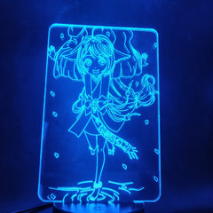 The Little Red Lady of The Fox Dev Anime Girl 3D Lamp Pretty Present for Baby 3AA Battery Operate LED Night Light Lamp Dropship
