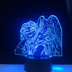 HAWKS KEIGO TAKAMI LED ANIME 3d LAMP MY HERO ACADEMIA Room Decor Nightlight Remote Control Colors Gift Table 3d Lamp Dropship