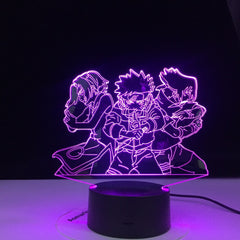 Naruto Team 3d Night Light 7 Uzumaki Naruto Sasuke Sakura Figure Home Decoration LED Night Lamp Anime Gift for Kids Child Boys