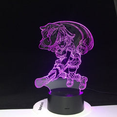 Dragon Ball Vegeta 3D LED Light Nightlights Color Changing Remote Control Dragon Ball Super LED Desk Lamp for Bedroom Decoration