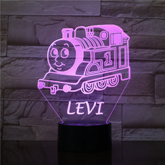 Cartoon Levi Tank Engine Thomas And Friends Decorative Light Decor Baby Nightlight Bedroom Bedside Kids 3D Led Night Light 2739