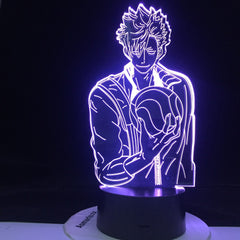 HAIKYUU TETSURO KUROO LED ANIME LAMP Manga Gift Anime 3d Lamp Night Light Lamp Otaku Gift Well Packed And Fast Dropshipping