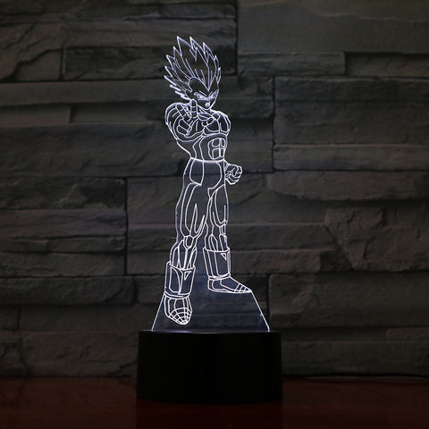 3D-1200 Dragon Ball 16 Colors Table Lamp Led Night Light for Kids Gift Home Decor Novelty Lighting