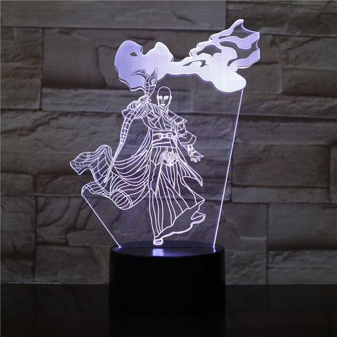 3D-1985 Cartoon 3D LED Lamp Heros Figure