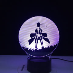 3D Optical Kids Night Light Naruto Uzumaki Poster for Bedroom Decor Nightlight Best Birthday Gift Naruto Night Lamp Bedside