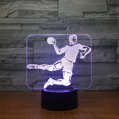 Handball 3D Led Lamp 7 Color Night Lamps For Kids Touch Usb Table Lampara Lampe Baby Sleeping Nightlight Room Lamp Drop Ship