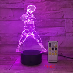Dragon Ball Super Saiyan God Goku 3D Illusion Table Lamp 7 Color Changing Night Light Boys Child Kids Baby Gifts AW-620