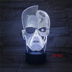 One Eyed Person 7 Colors Changeable 3D Night Light Visual LED Touch USB Table Lamp Home Atmosphere Lamp Kids Toy Gift AW-664