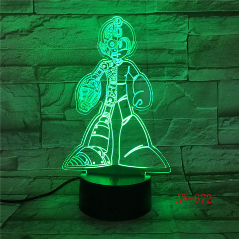 Children Gifts Astro Boy Figure Toy Anime Cartoon Astro boy 3D LED Night Light Bedside Lamp with 7 Colors Kids Gift AW-672