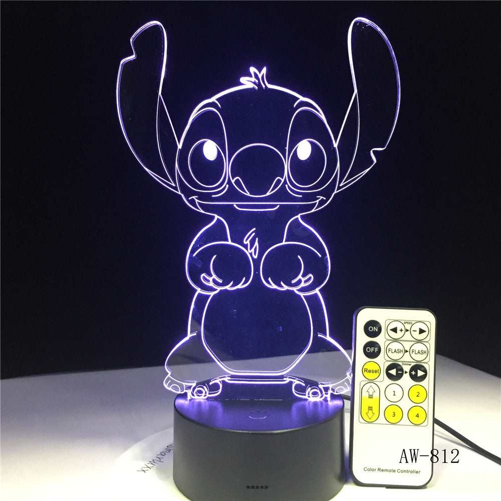 Disney Lilo and Stitch 3D Stitch Lamp