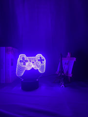 3d Illusion P4P Game Pad Led Night Light for Kids Child Bedroom Decor Event Prize Game Shop Idea Color Changing Desk Night Lamp