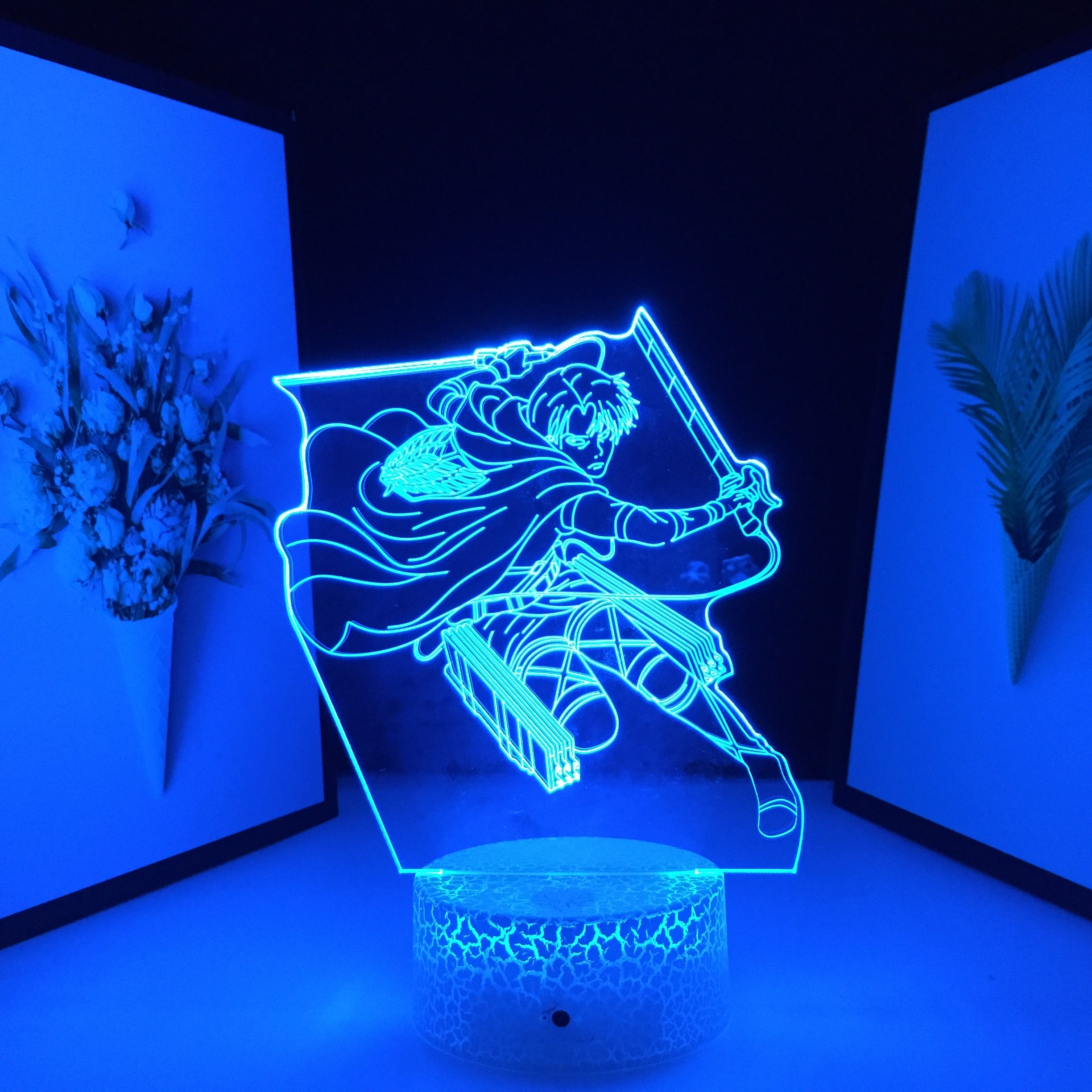 Animation Characters 3D LED Lights Neon Lights Home Room Decoration USB Link Charging