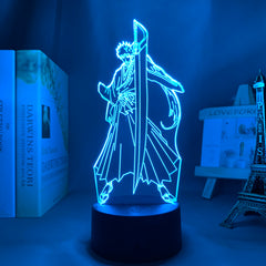 Anime Bleach 3d Lamp Ichigo Kurosaki for Bedroom Decor Nightlight Cool Birthday Gift Acrylic Led Night Light Bleach