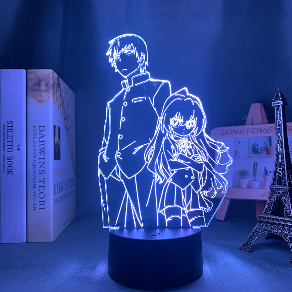 Toradora Led Light for Room Decoration Manga Night Light Birthday Gift Kids Bedroom Decor Table 3d Lamp Anime TIGER DRAGON