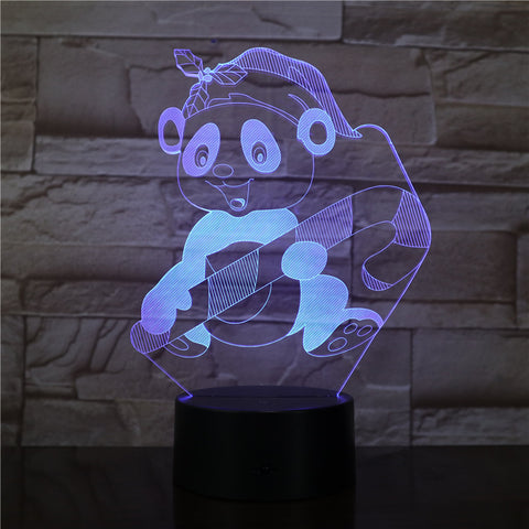 Cartoon Monkey 3D LED Nightlight Gift Bedside Usb Lamp Kids Service Modelling Table Baby Sleep Lighting Bedroom Decor AW-3322