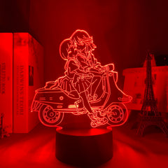 Kill La Kill Ryuko Matoi Led Night Light for Bedroom Decor Gift Nightlight Anime 3d Lamp Ryuko Matoi Kill La Kill