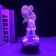 Monkey Luffy Anime Figure 3D Night Light for  Children's Festival Birthday Gifts  USB Link Charging Neon Lamp