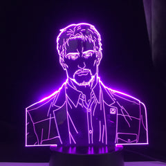 Reiner Braun for Bedroom Decor Light Kids Birthday Gift Attack on Titan 3d Lamp USB 3d Led Night Light Anime Attack on Titan