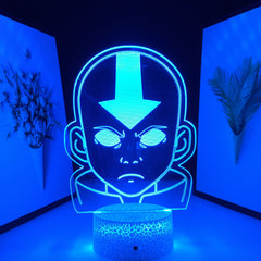 3D LED Light Anime Avatar The Last Airbender Coloful Small Night Light Room Decoration With Remote Control Color Change