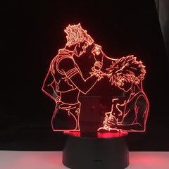 DABI Adult and Child MY HERO ACADEMIA LED ANIME LAMP 3D Nightlights My Hero Academia 3D Visual Night Light Table Lamp