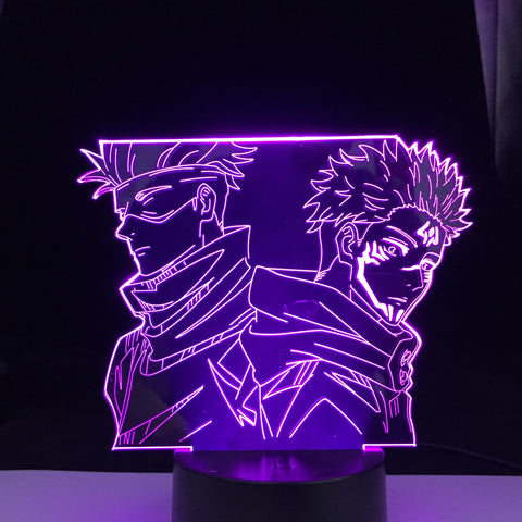 Jujutsu Kaisen Satoru Gojo Led Night Light Yuji Itadori for Room Deco Birthday Gift Jujutsu Kaisen Lamp Yuji Itadori Anime Lamp