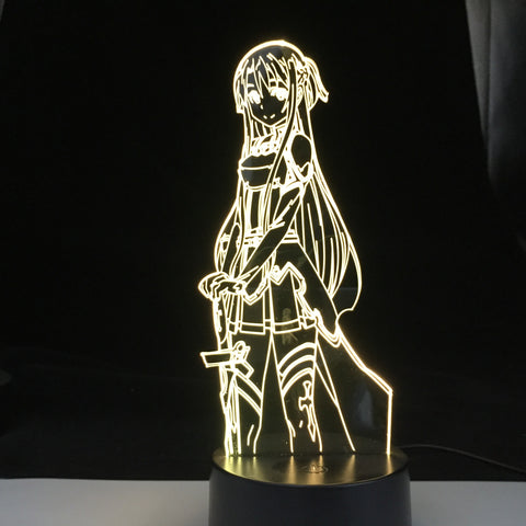 High School DxD Rias Gremory for Kids Bedroom Decor Night Light Brithday Gift Room 3d Lamp Led Light Anime Dropshipping Best