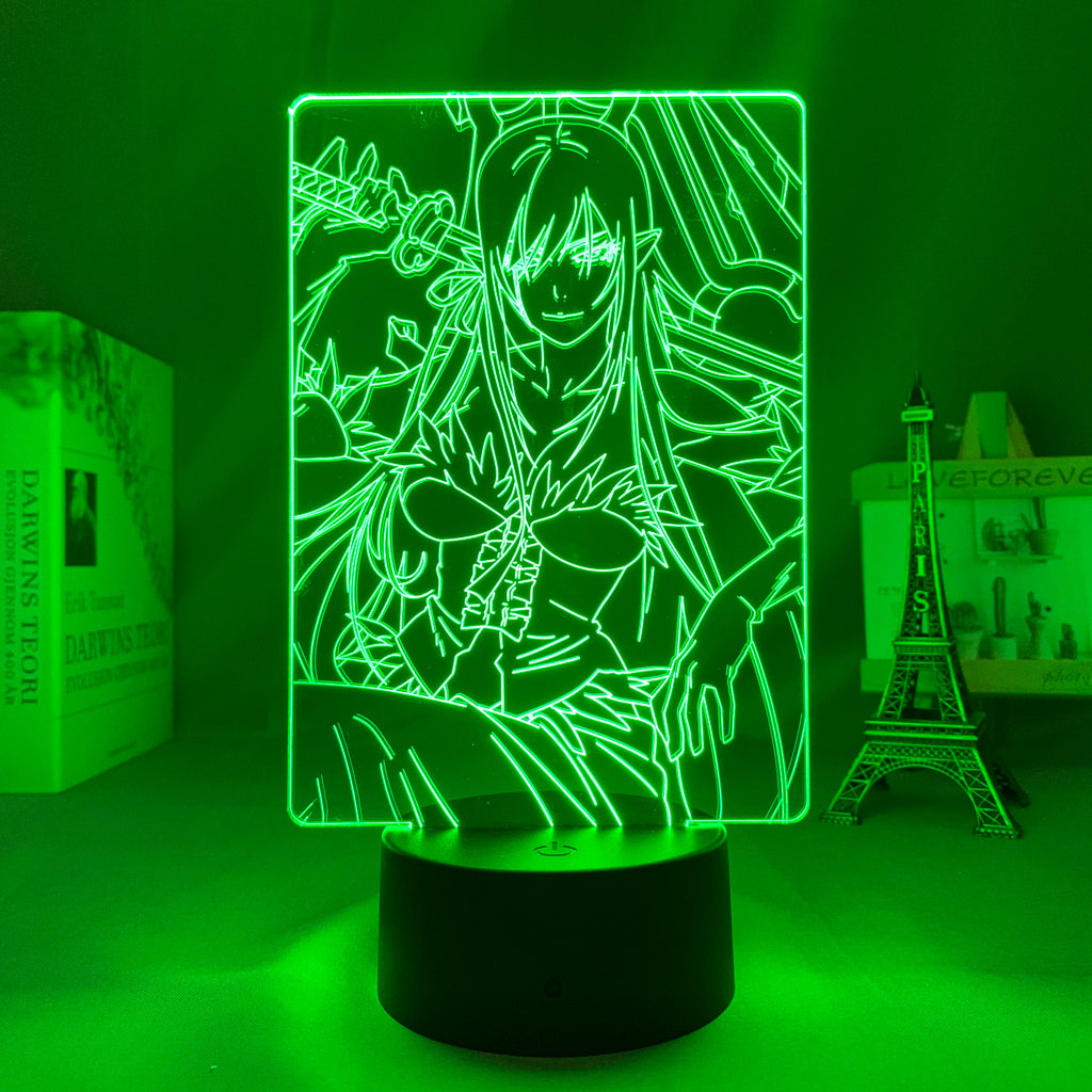 3D LED Lamp Anime Figure  Bakemonogatari Shinobu Oshino Bedroom Desk Decoration Small Night Light for Children's Festival Birthday Gifts