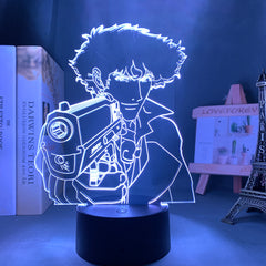 Led Light Anime Cowboy Bebop Spike for Kids Bedroom Decor Night Light Brithday Gift Room Desk Acrylic 3d Lamp Cowboy Bebop Manga