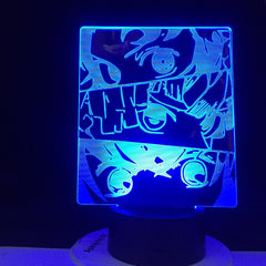 DEMON SLAYER PANEL LED ANIME LAMP DEMON SLAYER KIMETSU NO YAIBA Kid Child Nightlight Bedside Desk Lamp Japanese Led Night Light