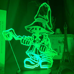 Final Fantasy Vivi Ornitier Figure Kids Night Light Led Color Changing Bedroom Decorative Light Cool Gift for Kids Bedside Lamp