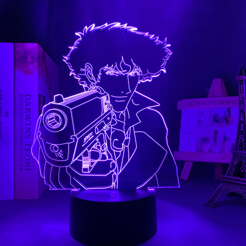 Led Light Anime Cowboy Bebop Spike for Kids Bedroom Decor Night Light Brithday Gift Room Desk Acrylic 3d Lamp Cowboy Bebop Manga