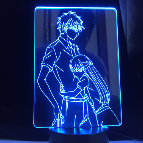 Sword Art Online for Bedroom Decor Bedside Nightlight Birthday Gifts for Women Men Konosuba Manga 3d Anime Lamp Led Night Light