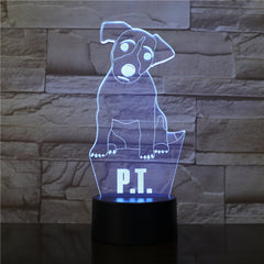 Dog PT 3D Lamp lovely Night Light for Children Bedroom Battery Nightlight Dropshipping Gift for Adult Led Night Light Unique2919