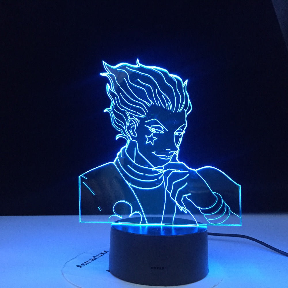 Anime Hunter X Decor Light 3d Lamp Hisoka Gadgets Kids Night Light Gift Led Touch Sensor Colorful Bedroom Nightlight Dropship