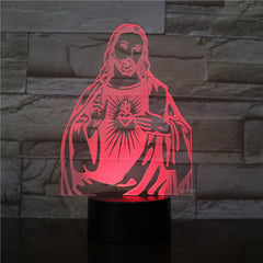 Jesus Figure 7 Colors Change Night Lamp 3D LED Table Light for Bedroom Sleeping Lamp Home Decor Art Decor Dropshipping 3232