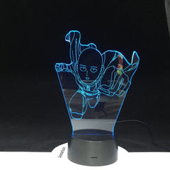 One Pouch Man Decoration Cartoon RGB Touch Sensor Children Kids Gadget Gift 3D Night Light LED USB Decor Dropshipping 1930
