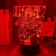 3d Led Light Anime Cardcaptor Sakura for Bedroom Decor Night Light Kids Brithday Gift Manga Room Table 3d Lamp Cardcaptor Sakura