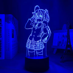 Rikka Takanashi Led Night Light for Bedroom Decor Nightlight Birthday Gift Anime 3d Lamp Rikka Love Chunibyo Other Delusions