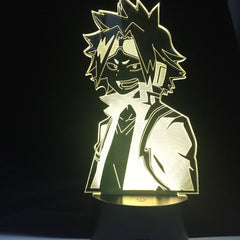 DENKI KAMINARI ANIME Led Lamp Nightlights MY HERO ACADEMIA 3D Light For Home Decoration Christmas Holiday New Year Gift