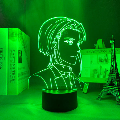 Moriarty The Patriot William James Moriarty Led 3D LED Lamp Anime Figure Bedroom Desk Decoration Small Night Light for Children's Festival Birthday Gifts