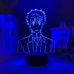 3D LED Lamp Anime Figure Bedroom Desk Decoration Moriarty The Patriot John H Watson Small Night Light for Children's Festival Birthday Gifts