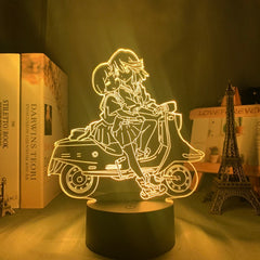 Kill La Kill Ryuko Matoi Led Night Light for Bedroom Decor Gift Nightlight Anime 3d Lamp Ryuko Matoi Kill La Kill